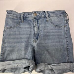 Hollister Light Blue Denim‎ Shorts